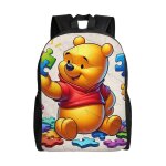 Sac  dos winnie l'ourson , cartable d'cole grande capacit, sac d'universit lger, sac  dos pour ...