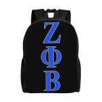 Sac  dos zeta phi beta imprim en 3d pour garons, filles, collge, cole, voyage, femmes, hommes, cartable, ...
