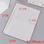 Sacs de dossier en plastique transparent , pochette perfore, papier de classement, cuir chevelu adt, ...