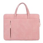 Sac � main en cuir pu �tanche pour hommes et femmes, sacoche pour ordinateur portable pouces, avec manches ...