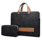 Sac  main en cuir pu tanche pour ordinateur portable, mallette dcontracte pour ordinateur portable ...