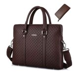 Sac  main avec lettres en relief pour homme, mallette d'affaires, sac  bandoulire  une paule, sac ...