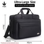 Sac à main en toile de grande capacité pour homme, sacoche d'affaires, pour ordinateur portable, 17 / ... Sac à main en toile de grande capacité pour homme, sacoche d'affaires, pour ordinateur portable, 17 / ...
