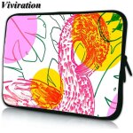Sac d'ordinateur imprim flamant rose pour femmes, sacoche  manches, tui de protection, funda portable ...