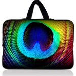 Sac  plumes de paon pour ordinateur portable, housse intelligente pour tablette et ordinateur portable ...