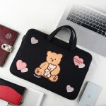 Sac de transport pour ordinateur portable, mignon ours, housse pour ordinateur portable 11. 6, pour macbook ...