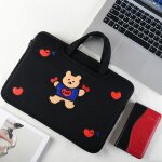 Sac de transport pour ordinateur portable, mignon ours, housse pour ordinateur portable 11. 6, pour macbook ...