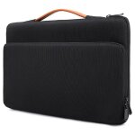 Sacoche housse de protection double poche (s - noir) pour apple macbook air 13. 3