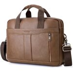 Sacoche pour ordinateur 15. 6 pouces porte document classeur cartable cuir homme bandouliere sac business ...