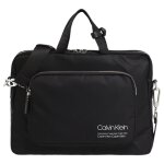 Sacoche ordinateur calvin klein repeat logo homme noir