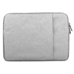 Sacoche ordinateur portable 12 pouces protection antichoc doublure douce rose gris yonis