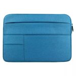 Sacoche ordinateur portable 12 pouces protection optimale multiples poches bleu yonis