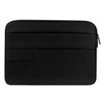 Sacoche ordinateur portable 12 pouces protection optimale multiples poches noir yonis