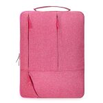 Sacoche ordinateur portable 15. 6 - 17 pouces gris tissu oxford anti - choc compartiment� rose 2 yonis ...