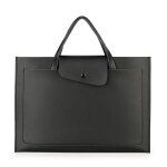 Sacoche ordinateur portable business loisirs sac � main rangement tablette homme et femme (noir)