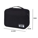 Sacoche ordinateur portable etanche multifonction avec espace de rangement optimis� bleu fonc� yonis