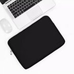 Sacoche ordinateur portable noir imperm�able r�sistante 16 / 17 pouces yonis
