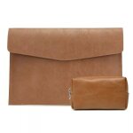 Sacoche ordinateur portable pu cuir etanche anti - rayures pour 13. 3 pouces yonis