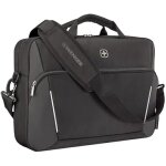 Sacoche pour ordinateur portable - wenger - xe compact brief 16 - noir - rouge - 15, 6 pouces