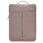 Sacoche pc portable macbook air 13, 3 pouces nylon waterproof marron
