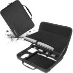 Sacoche rigide pour 16 pouces macbook pro 2021, sac etui de transport compatible avec 16 pouces macbook ...