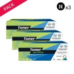 Compatible samsung ml1710 / xerox 3130 / lexmark x215 pack 3 toners noirs