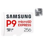 Samsung p9 express mb - mk256t - carte m�moire flash - 256 go - a1 / video class v30 / uhs - i u3 - microsdxc ...