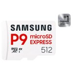 Samsung p9 express mb - mk512t - carte m�moire flash - 512 go - a1 / video class v30 / uhs - i u3 - microsdxc ...