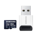 Samsung pro ultimate mb - my256sb - carte m�moire flash - 256 go - a2 / video class v30 / uhs - i u3 ...