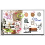 Samsung wm85fx tableau blanc interactif 85  3840 x 2160 ecran tactile gris, blanc hdmi