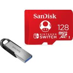 Sandisk carte mmoire flash 128 go uhs - i u3 microsdxc uhs - i pour nintendo switch + cl usb 3. 0 sandisk ...