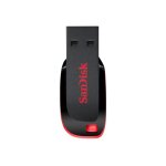 Sandisk cruzer blade - cl� usb - 64 go - usb 2. 0 - bleu �lectrique