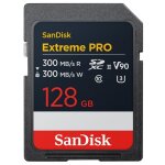 Sandisk extreme pro - carte mmoire flash - 128 go - video class v90 / uhs - ii u3 / class10 - sdxc uhs ...