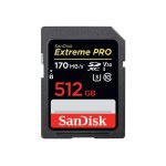 Sandisk extreme pro - carte mmoire flash - 512 go - video class v30 / uhs - i u3 / class10 - sdxc uhs ...