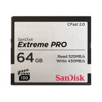 Sandisk extreme pro - carte mémoire flash - 64 go - cfast 2. 0 Sandisk extreme pro - carte mémoire flash - 64 go - cfast 2. 0