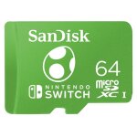 Sandisk nintendo switch - carte m�moire flash - 64 go - microsdxc uhs - i