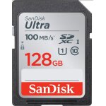 Sandisk ultra 128go carte m�moire sd sdxc 100mo / s class 10 uhs - i sd full hd video