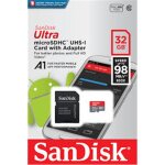 Sandisk ultra 98 mo / s 32 go 32 go micro sd sd carte flash tf uhs - i classe 10 mobile