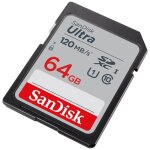 Sandisk ultra - carte mmoire flash - 64 go - class 10 - sdhc uhs - i