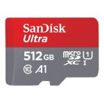 Sandisk ultra - carte mmoire flash (adaptateur microsdxc vers sd inclus(e)) - 512 go - a1 / uhs - i ...
