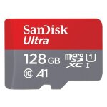 Sandisk ultra - carte m�moire micro sd 128 go (adaptateur microsdxc vers sd inclus) - a1 / uhs class ...