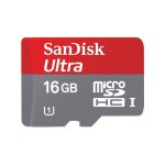 Sandisk ultra carte mmoire micro sdhc bicolore classe 10 16go 30 mo / s avec adaptateur + emballage ...