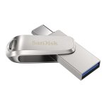 Sandisk ultra dual drive luxe - clé usb - 128 go - usb 3. 1 gen 1 / usb - c - argent Sandisk ultra dual drive luxe - clé usb - 128 go - usb 3. 1 gen 1 / usb - c - argent
