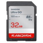 Sandisk ultra go - carte m�moire flash - 32 go - video class v10 / uhs - i u1 - sdhc uhs - i