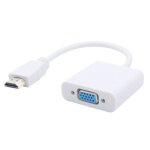 Sans blanc audio - adaptateur hdmi vers vga 1080p, cble convertisseur hd 1080p, pour xbox, pc, portable, ...