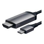 Satechi st - chdmim - c�ble vid�o / audio - 24 pin usb - c m�le pour hdmi m�le - 1. 83 m - gris sid�ral ...