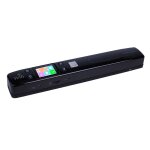 Scanner portable a plat wifi windows mac os scanneur usb lcd led pdf jpg noir + sd 8go yonis