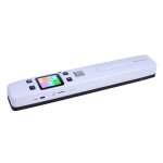Scanner portable windows mac os scanneur usb lcd led pdf jpg blanc + sd 4go yonis