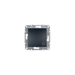 Schneider electric interrupteur d'escalier asfora bornes � vis sans cadre anthracite (eph0400371)