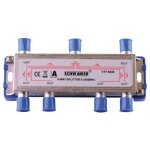 Schwaiger vtf8846 241 diviseur de c�bles acier inoxydable